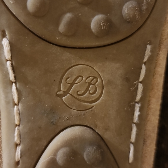 Lucky brand suede leather moccasins with drawstring at ankle - Picture 2 of 4